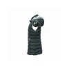 Custom New Arrival OEM High Quality Lady Puffy Padded Zipper Vest With Hood