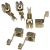 Import custom oem brass electric socket switch plug metal stamping parts kit for electric switch from China
