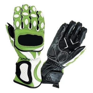 Custom OEM Good Quality Breathable Motorbike Leather Gloves Motorcycle Riding Bike Gloves Full Finger Motorbike Gloves