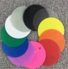 Custom slik printing logo PVC plastic hang tag for garment accessories