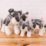 Custom Stuffed schnauzer toy soft plush schnauzer toys