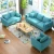 Import Customizable Modern Art Antique Leisure Blue Color House Living Furniture 2 seaters Fabric Sofa from China