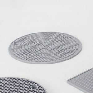 Customized Odor-Free Heat Resistant Kitchen Silicone Baking Mat/Hot Pot Pads Silicone Coaster,Silicone Rubber Cup Mat