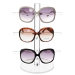 Customized Sunglasses Acrylic Display Stand Eyeglasses Showing Rack Glasses Frame Holder Eyelashes Display Stand Acrylic OEM