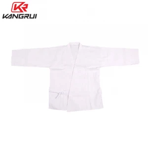 Customized wkf approved high quality polyester suits hot sale light weight martial arts white cotton gi karate uniform