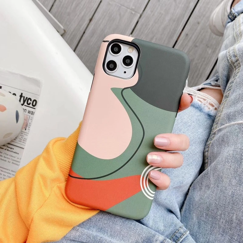 Cute cartoon Painted Shockproof IMD Silicone Soft 2020 New Phone Case Cover For iphone 11 pro max
