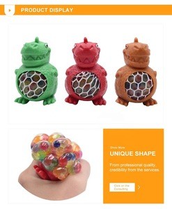 cute dinosaurs shaped animal toy ball squishy squeeze toy for stress relief