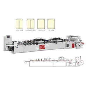 CWZD-400-ZF High Speed Bag Making Machine Specially For Central &amp; Bottom Sealing Bag