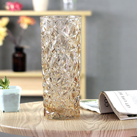 Glass Vase For Flowers, Large Tall Coloured Flower Vases, Birthday Gifts For Women, Modern