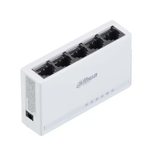 Dahua 5-Port 10/100Mbps Fast Ethernet Switch Desktop Network Splitter Fanless Plug &amp; Play Traffic Optimization Limited Life