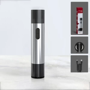 DD424  Kitchen Bar Tool Battery Recharge Open Tin Bottle Can Magnetic Opener Automatic Electric Press Wine Beer Opener