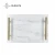 Import Decoration Home Bathroom Marble Shower Tray Colorful White Black Food Marble Serving Tray with Handle from China