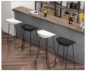 Delicate  bar chair stools counter bar stools with low back for sale