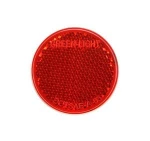 dia 40mm round safety reflector reflex reflectors with screw holes for cars trailer or truck