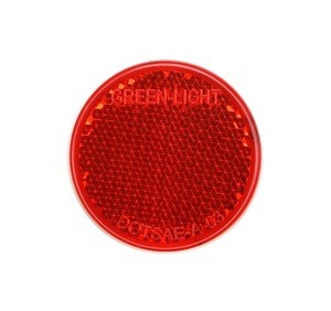 dia 40mm round safety reflector reflex reflectors with screw holes for cars trailer or truck