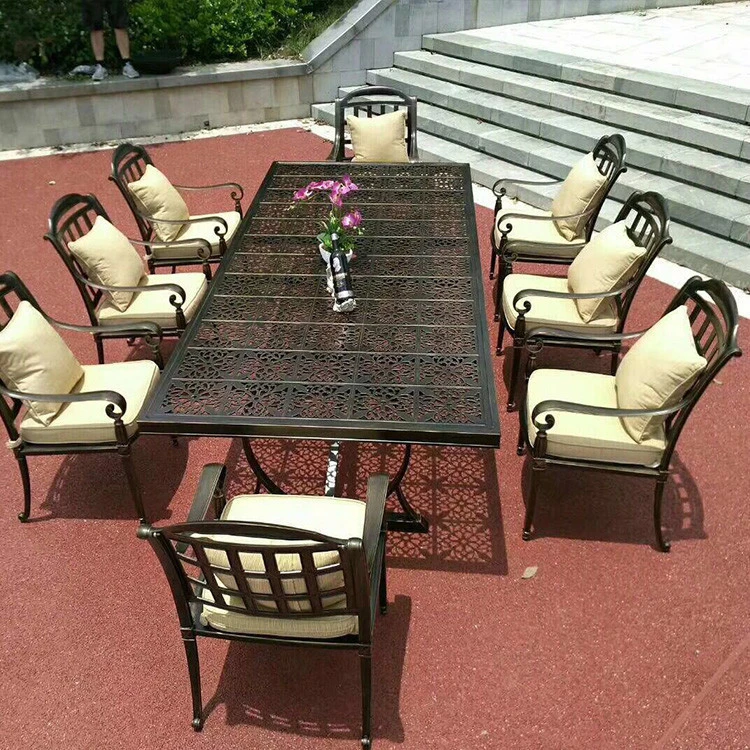 Die Cast Aluminum Outdoor Patio Furniture Table And Chair Set