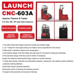 diesel injector tester machine Brand New LAUNCH New Arrival Automatically CNC-603A Injector Cleaner Tester machine