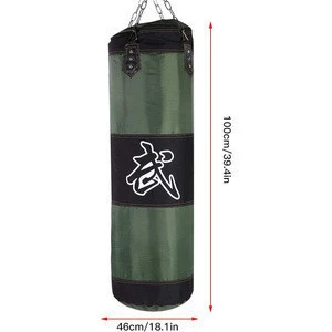 Different size color sand weight bag power sand punching bag
