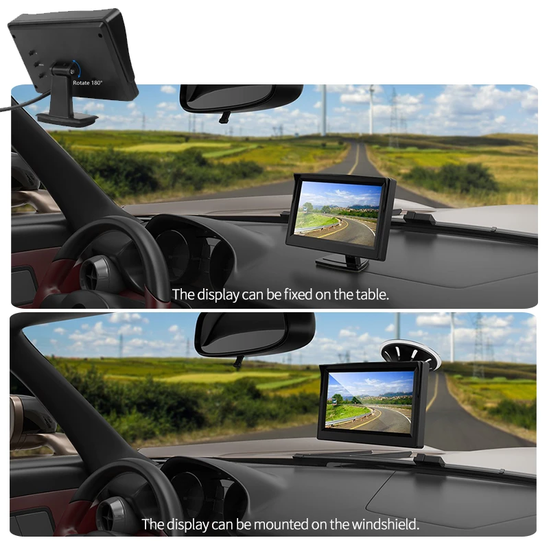 Digital signal wireless car backup camera rear view camera kit in car reversing aid
