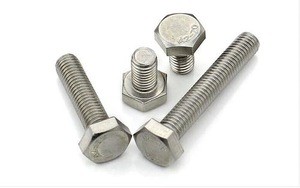 Direct selling US screws stainless steel fasteners  screws 304/316 US outer hexangular bolt screws