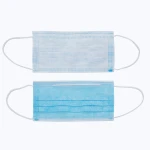 Disposable Personal Non Woven Disposable Face shield blue cotton sanitary bacteria mask