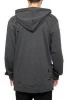 Distressed hoodie in solid color/fleece distressed full sleeve hoodie