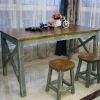 DIY Different Custom French Farmhouse Style Dining Table and Chair Restaurant Home Furniture