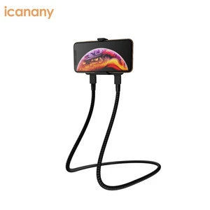 DIY Free Rotating Mounts Folding Mobile Phone Stand lazy neck mobile phone holder Bracket with Multiple Function