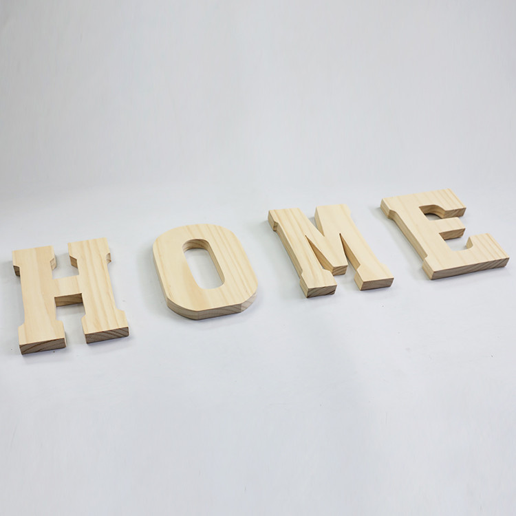 Buy Diy Wall Lettering Home Decoration Wooden Alphabets Letters Number ...