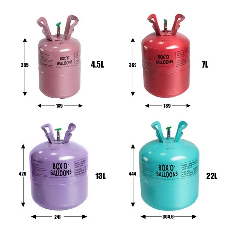 DOT and KGS Certified Helium Gas Cylinder, Disposable Empty Helium Gas Tank
