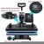 Import double display controller 7 in 1 Heat Press Machine 12 X 15 Inch  Heat Press Multifunction Sublimation T Shirt Press Machine from China