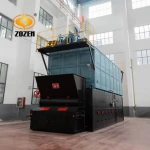 Double drum biomass rice husk fired steam boiler rice mill in philippines