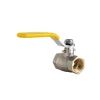 Double Female Thread 600 WOG Brass Ball Thread Valve With Flat Lever Handle