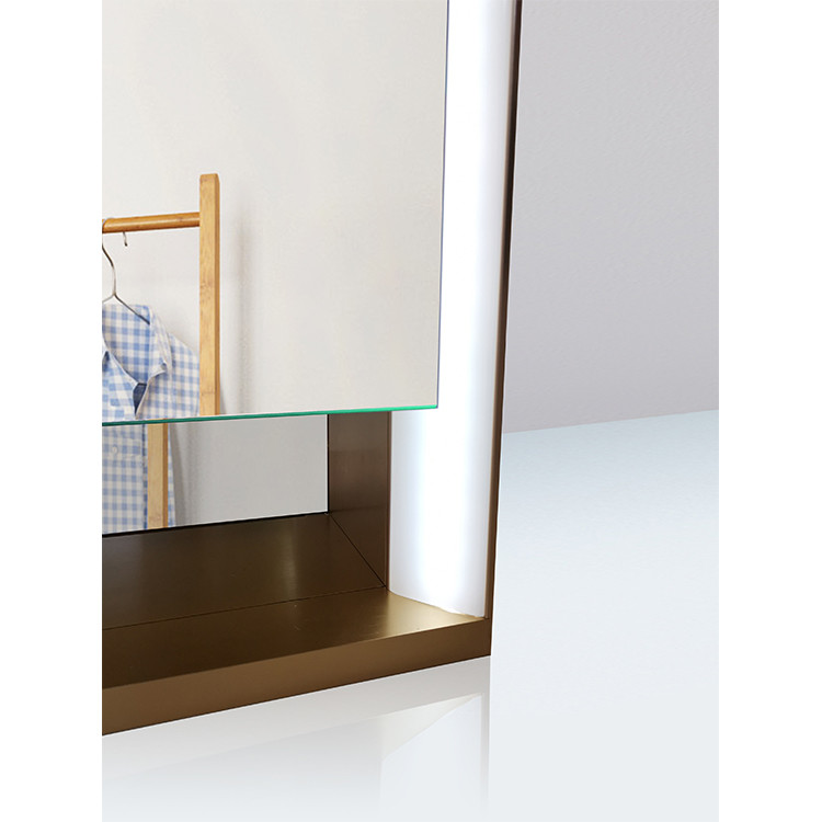 Buy Double Sides Mirror Doors High Quality Recessed Wall Mounted
