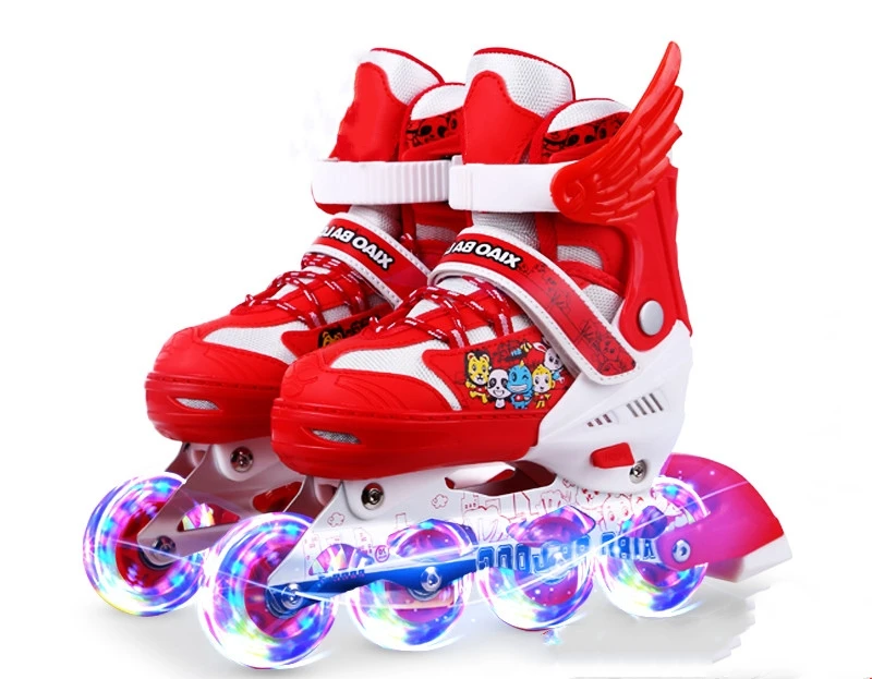 Drift cross children  speed skating shoes retractable/detachable/removable roller skate
