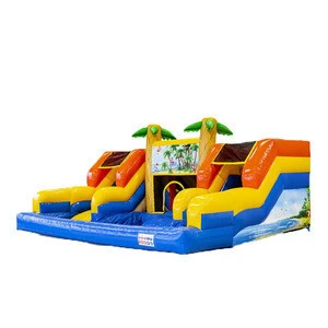 dubai commercial wholesale inflatable combo bouncer water slide