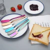 Durable Multi Color Butter Knife Stainless Steel Cheese Spreader Knife Butter Cutter baking tools