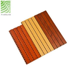 E1 mdf interior high quality soundproofing wall acoustic panel