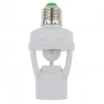 E27 Pir infrared motion sensor led night lamp holder base luminous adjustment pir motion sensor switch light holder