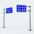 Import easy installation city metal square traffic road signs from chinese manufacturer from China