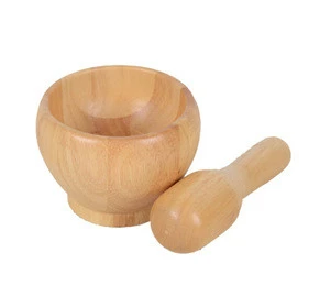 Eco-friendly Wooden Pound and Pestle for spice and nuts