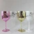 Import Electroplated  Gold Pink Color Branded Plastic Wine Goblets Glass For Party Events from China