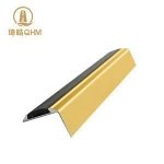 Elegant anti slip l shape carborundum stair nosing strips