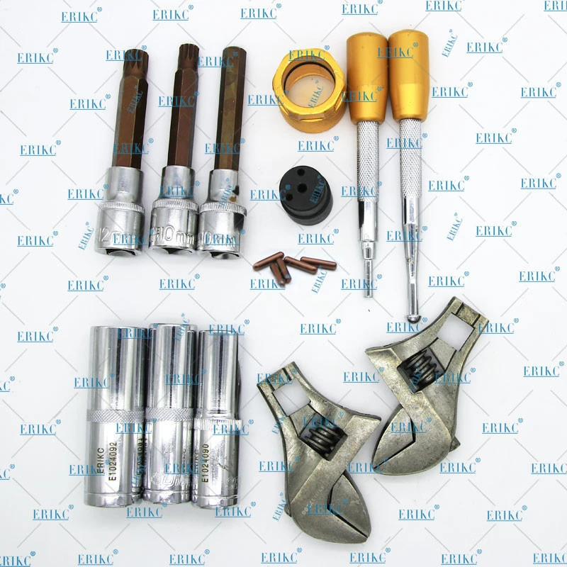 ERIKC CR fuel diesel injector repair tools injection valves dismantling fix diagnostic tools