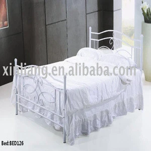 Europe style Metal double bed BED126 bedroom furniture