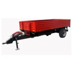 European single axle dump  trailer