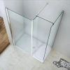 EX-601 Good Quality Rectangle Walk in 6/8mm Shower Cabin