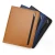 Import Executive Zipper Leather Documents Organizer A4 A5 Agenda Portfolio File Folder Bag from China