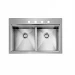 Exquisite Workmanship Best Quality Double bowl 18 Gauge Polish Undermount Workstation Stainless Steel Sink
