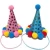 Import Factory direct pet birthday triangle scarf  dog bandana and birthday party hat from China